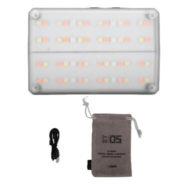 Ліхтарі для кемпінгу CHICIRIS, портативний кемпінговий ліхтар, у формі картки, 7 рівнів яскравості, 8 регульованих, 900 лм, тип C, акумуляторний з індикатором живлення, для походів на свіжому повітрі