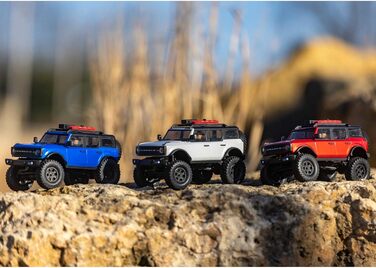 Радіокерований позашляховик Axial SCX24 1/24 2021 Ford Bronco 4WD Brushed RTR (Готовий до використання), Синій, AXI00006T3