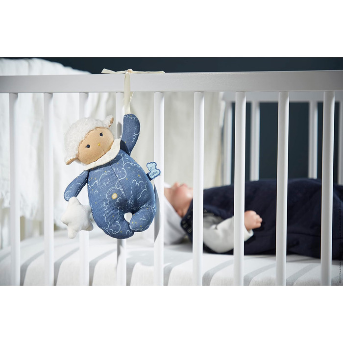 Музичне плюшеве ягня Kaloo Doux Sommeil, синє