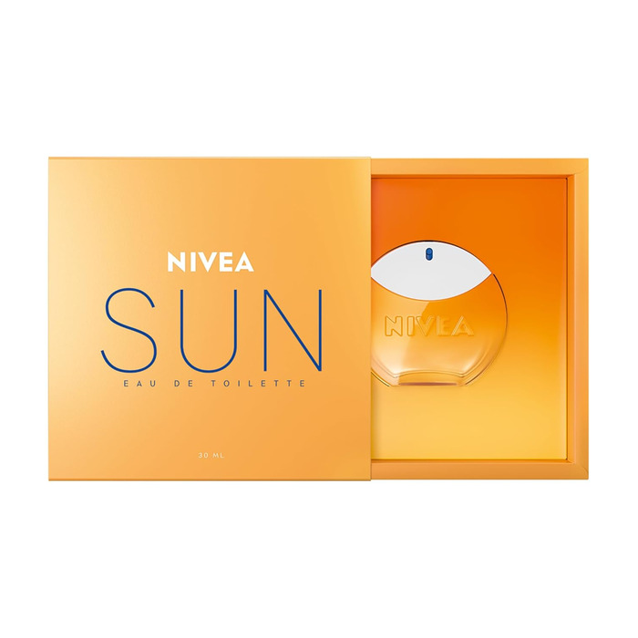 Туалетна вода NIVEA SUN, унісекс-парфуми з оригінальним ароматом сонцезахисного крему, літні, освіжаючі та в культовому флаконі для парфумів (30 мл) 30 мл (1 упаковка) Одинарний