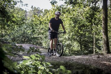 Дисковий самокат Yedoo S2016 - до 150 кг, самокат з пневматичними шинами 20/16 - для дорослих, самокат з регульованим кермом, само