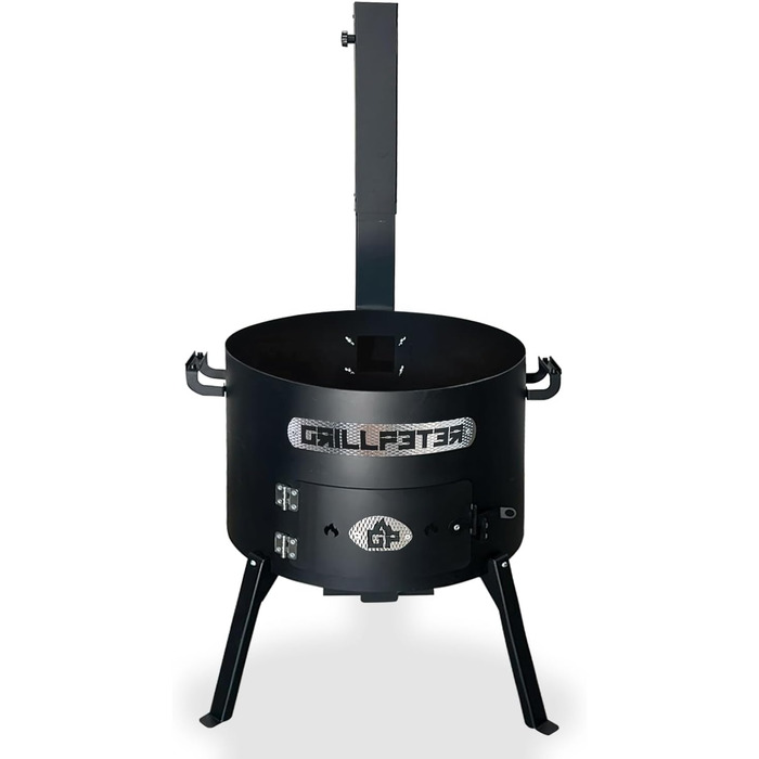 Піч для казана Utschak Asamat Ø50 см з димоходом, 22 літри