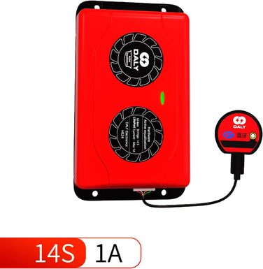Розумний активний балансувальник Daly 1A 14S з Bluetooth-додатком для літій-іонних акумуляторів LiPo NCM LTO, вирівнювальної плати сонячного накопичення енергії 14S, розумний активний балансувальник 1A