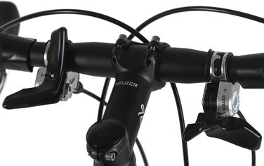 Велосипед WYLD Racing 28&39&39 Whirlwind 50 Black 14 передач Чорно-червоний 60 см