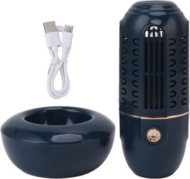 Машина для миття фруктів та овочів Focket, водонепроникність IPX7, 2400 мАг, портативний пристрій для чищення овочів та овочів, компактний автоматичний засіб для чищення фруктів та овочів для фруктів, овочів, рису (синій)