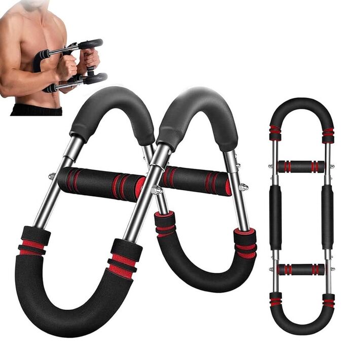 Тренажер для рук Twister Arm, регульований тренажер для рук Twister Arm, еспандер для кистей та зап&39ясть для передпліччя, регульований, домашній еспандер для грудей 70-110 фунтів