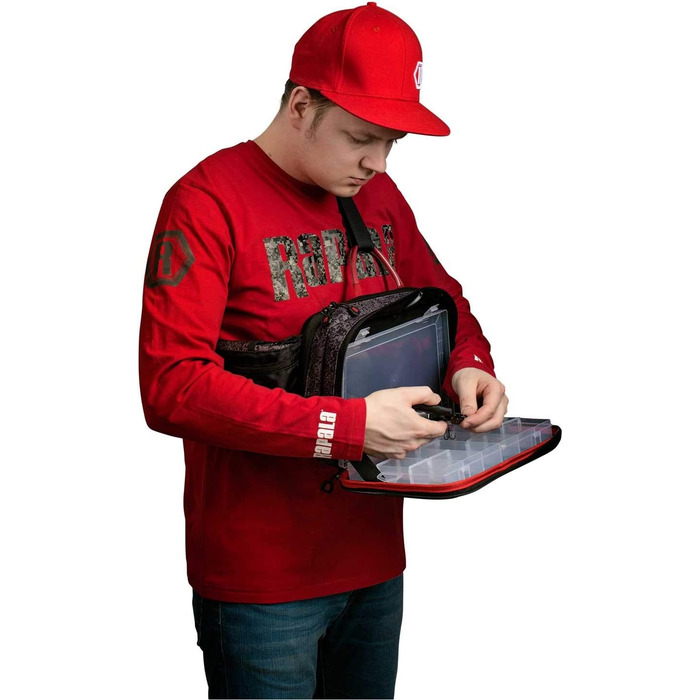 Доросла міська сумка унісекс Rapala RUCSB, камуфляж чорного кольору, унікальна