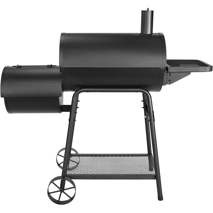 ТАІНО КАМАЙО Димокур, Коптильня, Вугільний Гриль-Візок, Малий Барбекю-Комплекс 132x56x118 см (ШxГxВ)