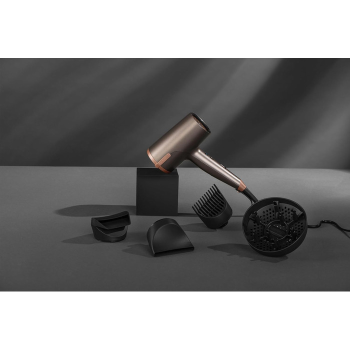 Набір для укладання волосся ONE випрямляч та плойка мультистайлер 2 в 1 S6078 фен Ion повітряний потік 120 км/год для швидкого вис