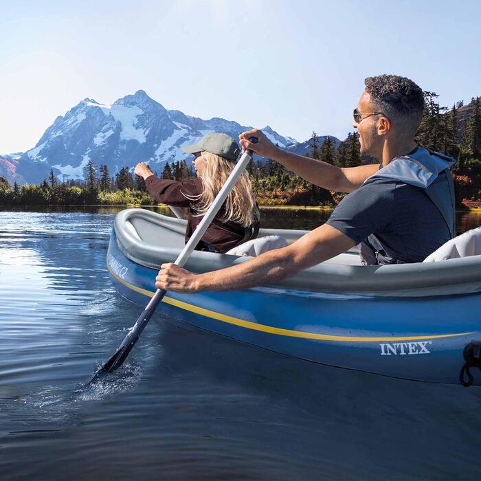 Надувний каяк Wyoming C2, 2-місний, синій, 307 x 89 x 53 см, 68389NP