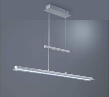 Стеля LED-підвіс Reality Leuchten Smash R32421107, матовий нікель, біле скло, 18 Вт
