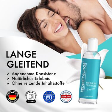 На водній основі - Без парабенів - Ніжний лубрикант для жінок і чоловіків I Інтимний гель, 150 мл