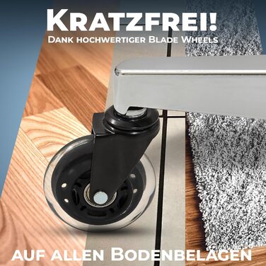 Ергономічний офісний стілець Робочий стілець 4D хромований металевий підлокітник, коліщатка Офісний стілець, комп'ютерний стілець