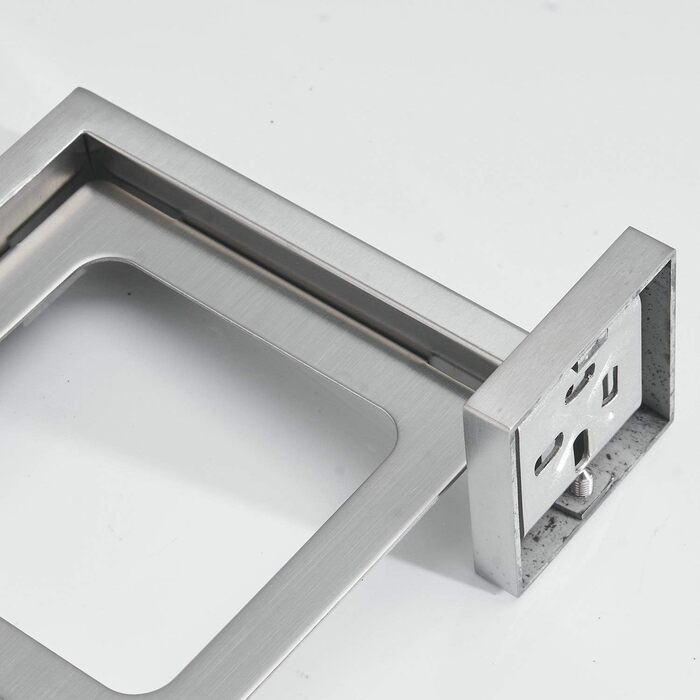 Туалетна щітка, щітка для унітазу та тримач з матовою нержавіючої сталі для настінного кріплення, матове покриття