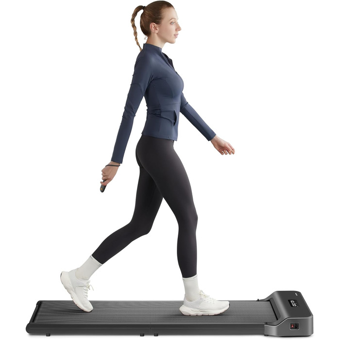 Бігова доріжка WalkingPad від KingSmith Z1, P1, A1 Pro, Z3 Hybrid Walking-Pad для дому/офісу, складна (залежно від моделі вантажопідйомність до 136 кг, швидкість 10 км/год усі моделі світлодіодний дисплей, застосунок, складання не потрібне) Z1 максимальна