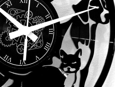 Настінний годинник для ветеринарної клініки з тваринами Безшумний кварцовий механізм Ідея подарунка ветеринару