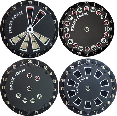 Набори для тренування мішені для дартсу Essentials зі сталевим наконечником, 4 шт. (немагнітні)