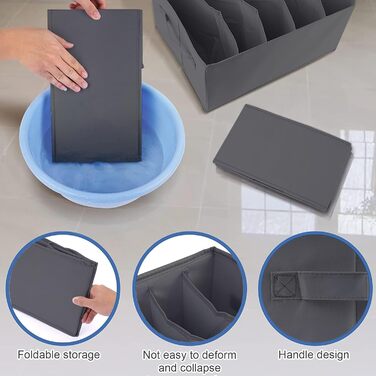 Органайзер для одягу 3 шт. и, шухляда-органайзер 7 відділень, система органайзерів для одягу складна, шухляда-органайзер для сороч