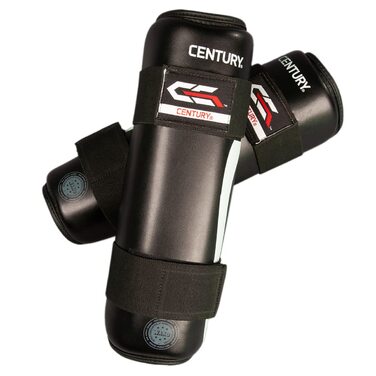 Визначення C-Gear Сертифіковані WAKO щитки для гомілок Захисні щитки для гомілок Кікбоксинг Змагання з бойових мистецтв Спаринги Дорослі Молодь (Дитина, Чорний/Білий)