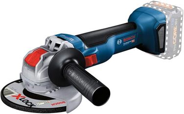 Акумуляторна кутова шліфувальна машина Bosch Professional 18V System GWX 18V-10 з X-LOCK (Ø диска 125 мм, вкл. захисний кожух, дод