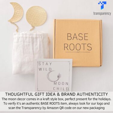 Фази Місяця Гірлянда Настінне оздоблення Ручної роботи Забитий Місяць Настінне мистецтво Бохо Місячний цикл Блискучий декор Настін