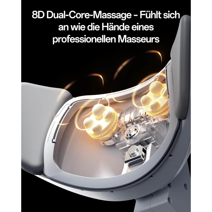Інтелектуальне ергономічне крісло Hbada X7, офісне крісло, з повністю автоматичною поперековою опорою, регульованим підголівником 4D, регульованими підлокітниками 720, вентильованою подушкою сидіння, функцією повороту, сірим поліпропіленом