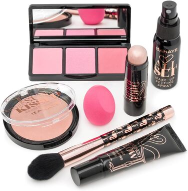 Адвент-календар краси 2025 РОЖЕВИЙ ФЛАМІНГО РІЗДВО - Різдвяний календар для жінок та підлітків ОБМЕЖЕНИЙ ВИПУСОК 24 високоякісні косметичні сюрпризи для макіяжу та косметики, подарунковий набір від LAHAYE