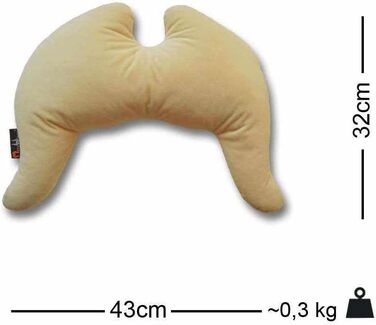 MeroWings Wing Pillow Travel Sand, MeroWings Wing Pillow Travel Sand