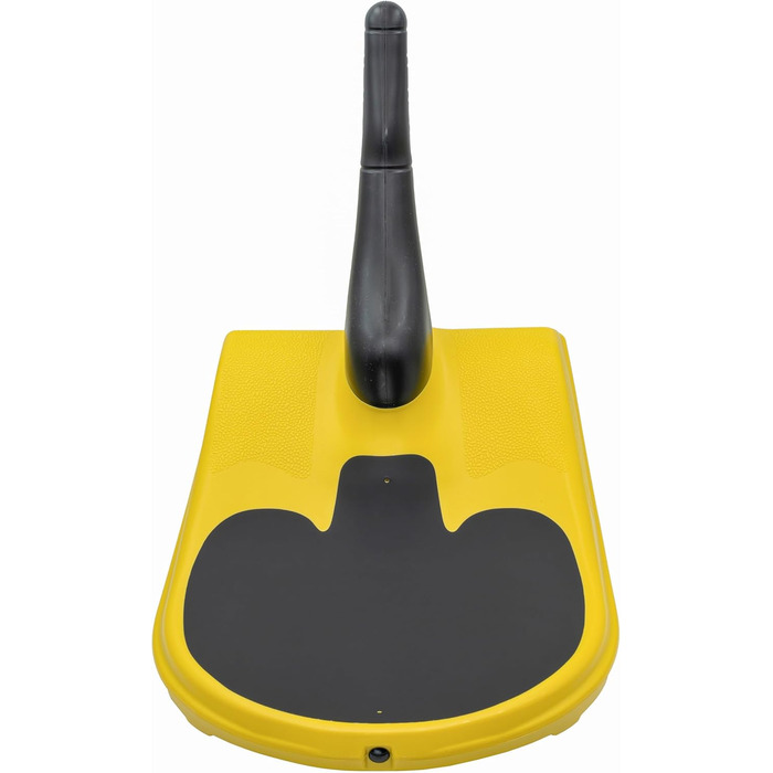 Дитяча пластикова шапка на зиму жовта