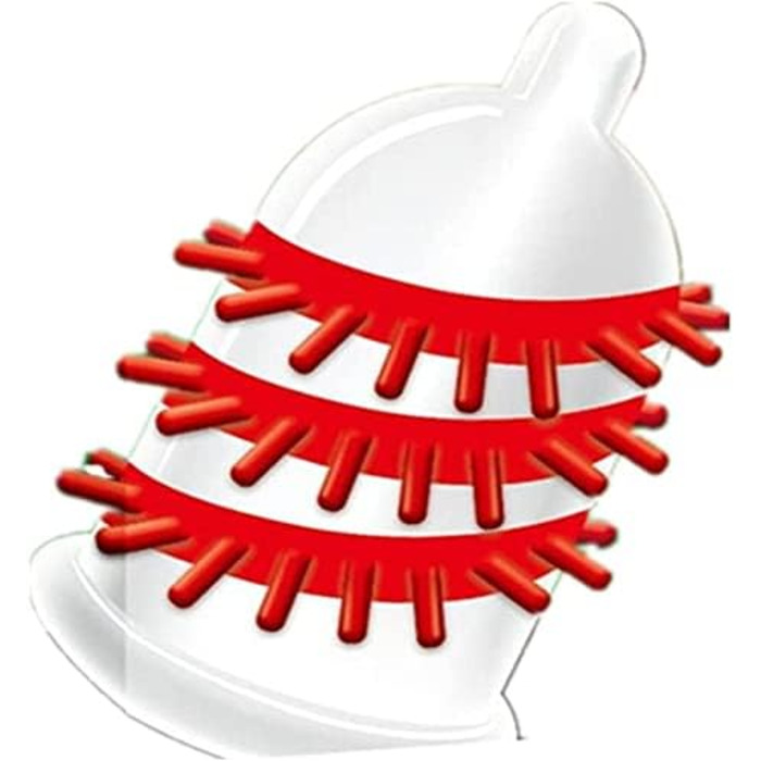 Надзвичайно чутливий презерватив Spike для дорослого сексу, стимуляція точки G (набір з 10 різних дизайнів) (C)