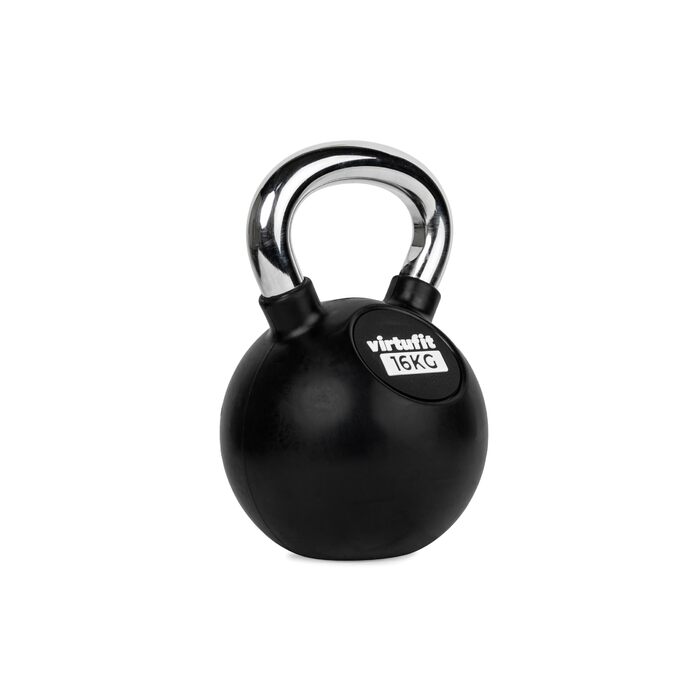 Гіря VirtuFit з гумовим покриттям, 16 кг (діапазон 4-32 кг)