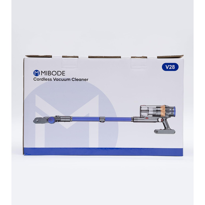 Акумуляторний пилосос MIBODE, 45000 Па/550 Вт/65 хв, акумуляторний пилосос з розумним дисплеєм, автоматичним режимом та щіткою про