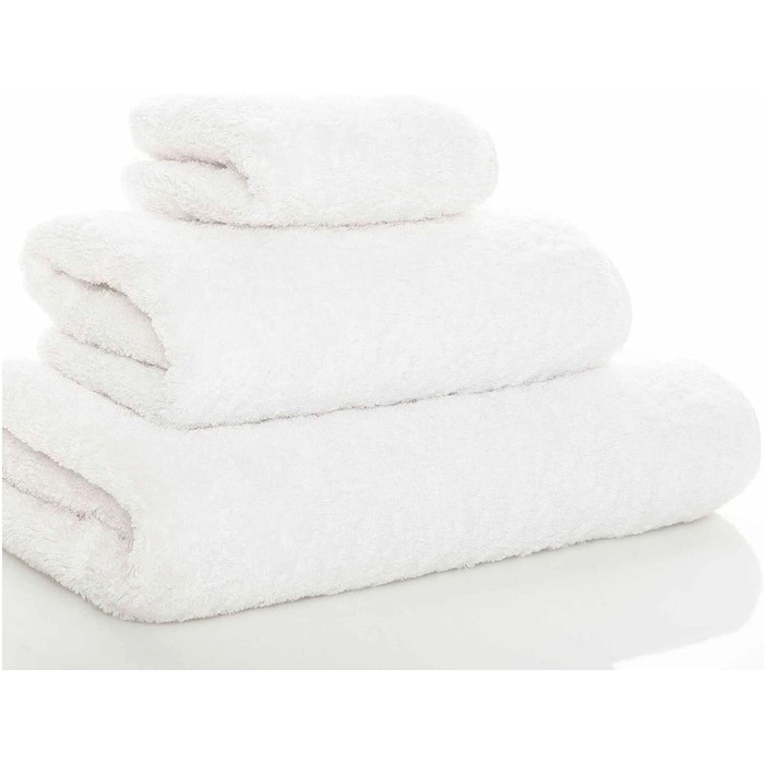 Гостьовий рушник (30,5 х 50,8 см, білий, 100 єгипетська бавовна Giza, 800 г/м, елегантні банні рушники для тіла та обличчя, м'які