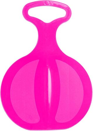 Дитячий килимок для катання на санках LILENO SPORTS (комплект з ) - Пластиковий ковзний диск для всієї родини - Снігові санки для незабутніх зимових днів - Також підходить для дорослих, рожевий