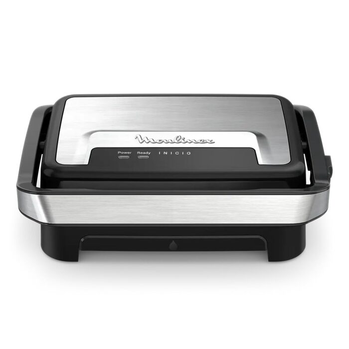 Гриль-паніні Moulinex Home Compact (GI270D10) з антипригарним покриттям, компактний та легкий у догляді