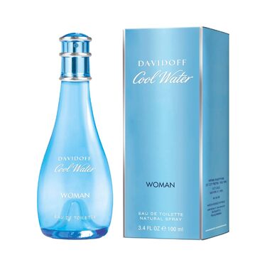 Туалетна вода DAVIDOFF Cool Water Woman, квітково-свіжий жіночий аромат 100 мл (1 упаковка)
