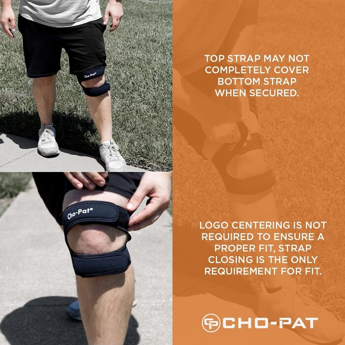 Чохол на коліно Cho-Pat black Dual Action Knee Strap