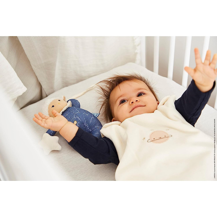 Музичне плюшеве ягня Kaloo Doux Sommeil, синє