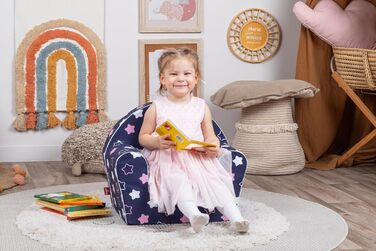 Дитячий сидіння - Зірковий блакитний рожевий, 74032 -