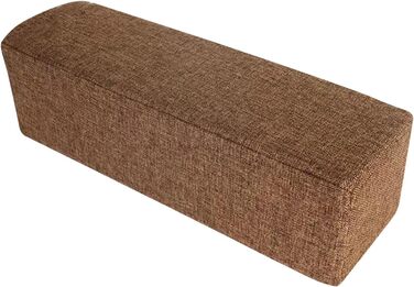 Гойдальний підлокітник для дивана, опорна подушка, поперекова подушка для дивана, ергономічний підлокітник дивана-бустера, підголівник дивана для крісла, вітальня, читання, дім, ліжко, коричневий