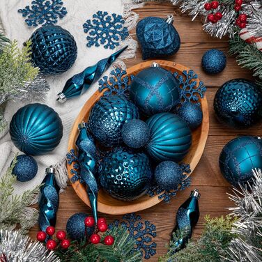 Різдвяних прикрас 50 шт сапфірово-синій Briful