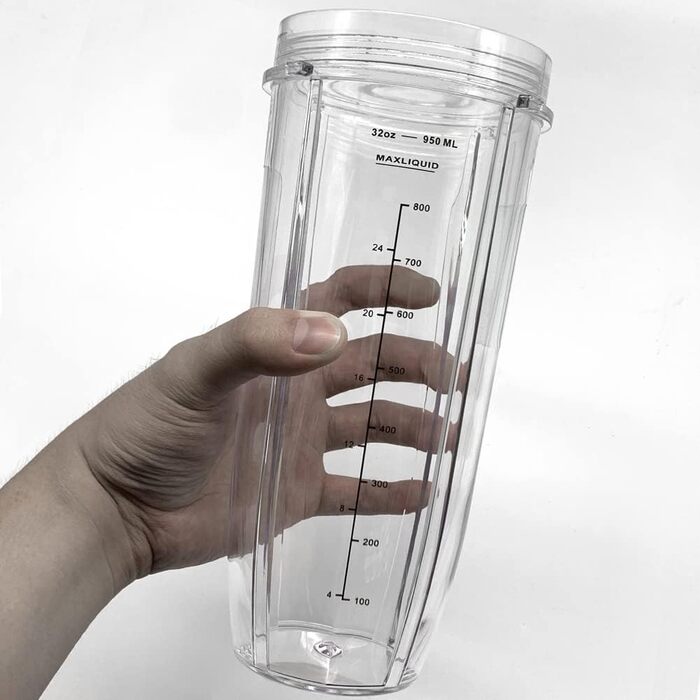 Запасні частини чашки 950 мл, сумісні з кухонним комбайном Ninja Auto iQ BN800EU BN495EU BN750EU BN751, BN801, BL480, BL482, BL642, Foodi SS351, SS401 Запасна частина міксера Ninja 2 упаковки, кружка 950 мл, 2 упаковки