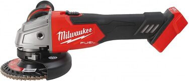 Кутова шліфувальна машина Milwaukee M18 FSAG125X-0 NEW 2021, червона,чорна,срібляста одинарна