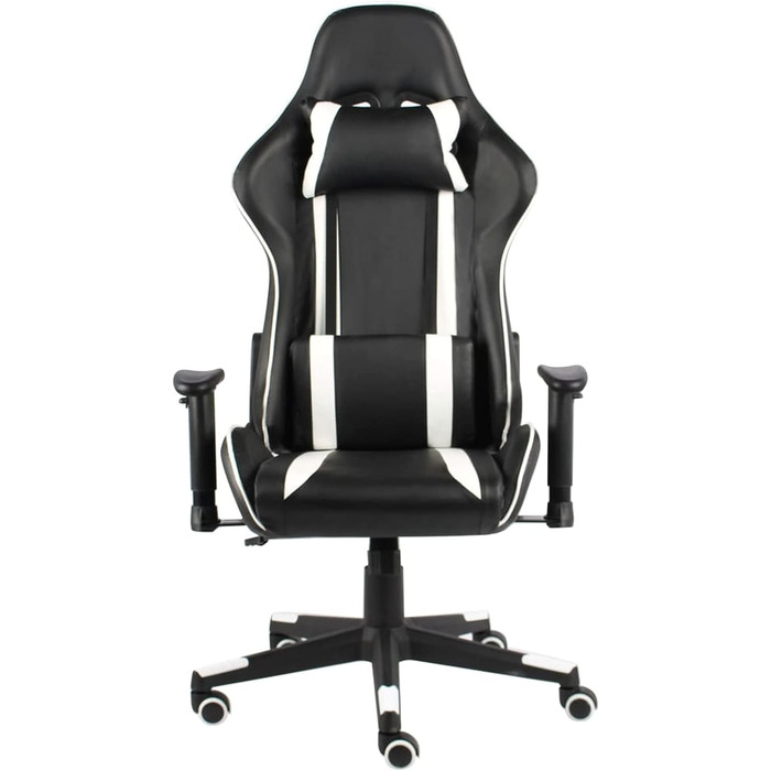 Обертове ігрове крісло, білий ПВХ, крісло для ПК, ігрове крісло для хлопчиків, обертове крісло