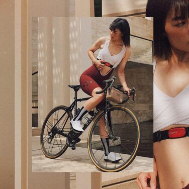 Пульсометр Magene H603, нагрудний ремінець, фітнес-трекер HRM, водонепроникність IP67, підтримка Bluetooth 4.2 та ANT, сумісний з Wahoo, Zwift, Strava, Elite HRV, 62.3 35.1 11.5 мм, червоний