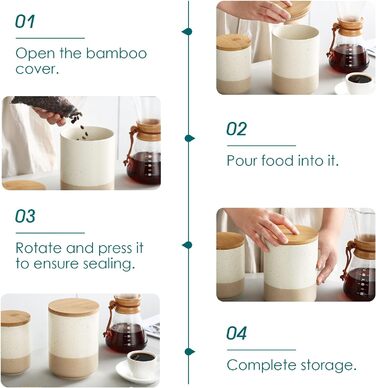 Банки для зберігання vancasso керамічні з герметичними кришками, контейнери для зберігання 2200 мл / 1120 мл / 550 мл, міцні кухон