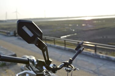 Нові стійкі до подряпин скляні лінзи, дзеркало на кермо велосипеда, регульоване безпечне дзеркало заднього виду, дзеркало для велосипеда, ME-005 (2019)