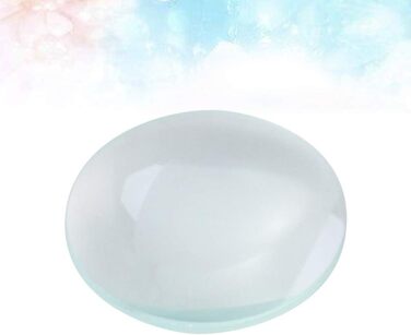 Подвійні опуклі лінзи UKCOCO Подвійні опуклі лінзи Подвійні опуклі дзеркала Один бульбашковий скляний ефект egfect дзеркальна плівка Телескоп Опукла лінза 50 мм опуклий скляний купол Комплект збільшувального скла Френеля студент