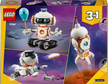 Конструктор LEGO Creator 3-in-1 Space Robot Toy 31164, 281 деталь, космічний робот