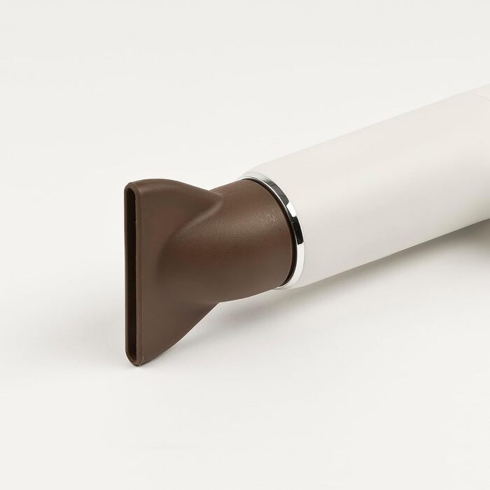 Безщітковий фен Girmi PH93, 2000 Вт, 3 швидкості, 5 температур, іонізація, компактний дизайн (50 ваги), з дифузором, бежево-коричневий